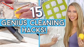 15 GENIUS Cleaning Hacks From PROFESSIONAL HOUSEKEEPERS!