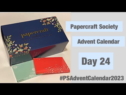 PS Advent Calendar-Day 24 ➡️ Christmas card ⬅️ #psadventcalendar2023 #creativecraftproducts