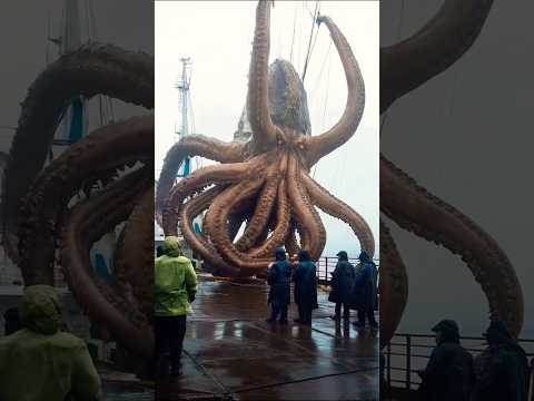 Giant Deep Sea Monsters Caught by Fishermen! #shorts  #GiantSeaCreatur #FishingDiscover