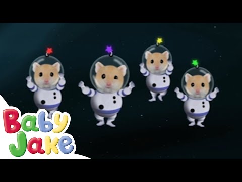 @BabyJakeofficial - Don't Step on the Moon Hamsters! | Compilation | Cartoons for Kids