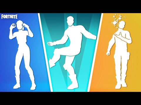 Top 40 Most Popular Fortnite Dances & Emotes! (Jung Kook - Standing Next To You, Eminem - Houdini)