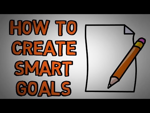 Setting SMART Goals - How To Properly Set a Goal (animated)