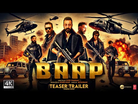 BAAP - Trailer (2024) | Sunny Deol, Sanjay Dutt, Mithun C, Jackie Shorff | Baap of all Films Movie