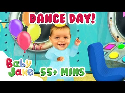 @BabyJakeofficial - 🎉🕺 Baby Jake's Dance Party! 🎈🥳 | 55+ MINS | Dance Day | Yacki Yacki Yoggi