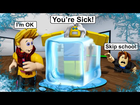 SKIP SCHOOL - NEED MORE COLD 🥶Roblox Brookhaven 🏡 RP - Funny Moments