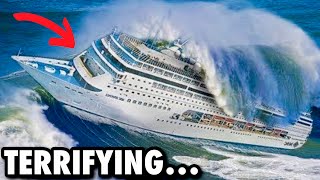 Cruise Ship Hit By GIANT ROGUE WAVE