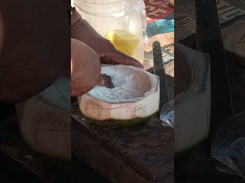 kinayod ang sariwang laman ng buko pH street food #satisfying #streetfood #youtubeshorts #Gatchie Jr