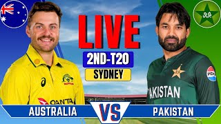 PAKISTAN vs AUSTRALIA - 2nd T20 Match | Live Cricket Match | AUS vs PAK Live T20 Match | PAK vs AUS