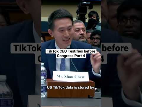 TikTok CEO Testifies before Congress Part 4 #tiktok #congress