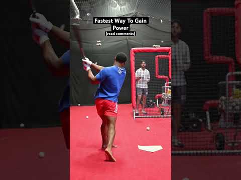 This Is The Fastest Way To Gain Power! #baseball #baseballplayer #mlb