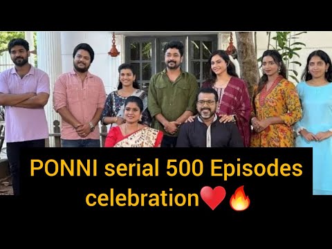 Ponni serial 500 Episodes celebration♥️🔥/#ponniserial #ponni #shakthi #sabari #vaishanavi #update