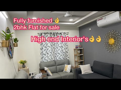 Fully furnished 2Bhk Flat For Sale || kokapet || Hyderabad || With beautiful interiors