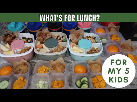 WHAT'S FOR LUNCH? || PACKED LUNCHES FOR MY 5 KIDS