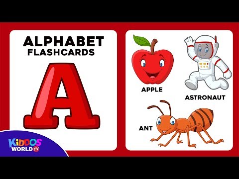 Alphabet Letters and Words for toddlers - Learning The ABC