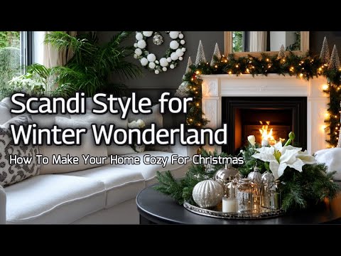 How To Make Your Home Cozy For Christmas : Scandinavian Style for Winter Wonderland