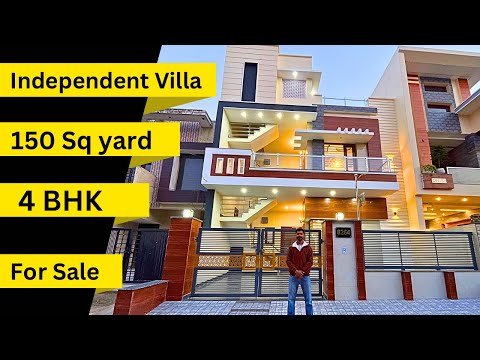 Beautiful Design Independent House! Modern Elevation Design! 27 x 50 house! House for Sale in Mohali