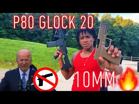 P80 GLOCK 20 | 10mm 🔥| Does it Jam?