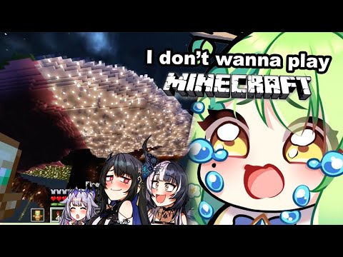 Fauna want to quit Minecraft |  『Hololive』