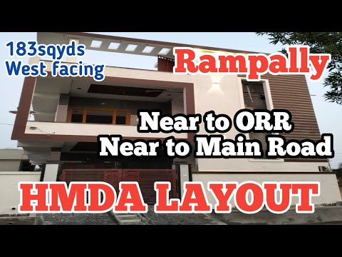 G+1 House For Sale in Rampally | 183sqyds | West facing | 1Cr 30L #hmdalayout #hmdahouseforsale