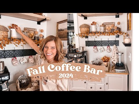 *NEW* FALL 2024 DECORATE WITH ME 🍂| FALL COFFEE BAR IDEAS