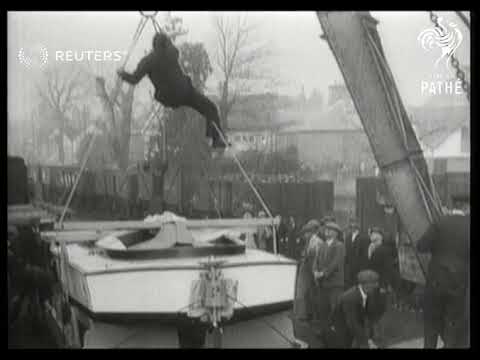 SPORTS / MOTOR RACING / SPEED BOAT RACING - Major Segrave's new car and motorboat to chall...(1929)