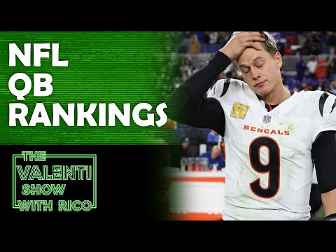 NFL QB Rankings | 11/8/24 | The Valenti Show with Rico