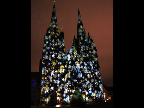 Lichfield Cathedral Christmas Illuminations