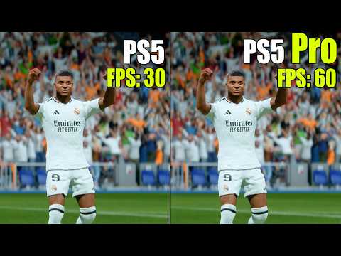 PS5 vs. PS5 Pro Comparison | EA Sports FC 25 (FIFA 25)