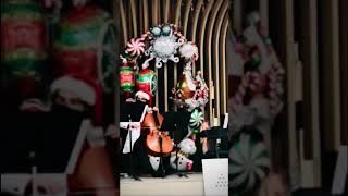 O COME ALL YE FAITHFUL joyful&triumphant LIVE cello&singer #christmasiseasywhenlovesaround