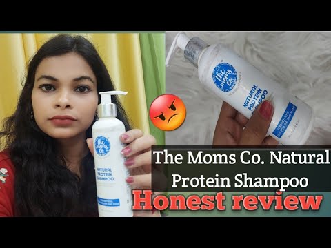 The Moms Co. Natural Protein Shampoo. honest review 😡 hair damage or silky hair? effective or not?