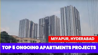 Exploring ongoing apartments communities in Miyapur Hyderabad || Miyapur Flats for Sale