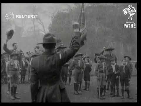 The sons of the Marchioness of Brute are initiated as boy scouts with a presentation of co...(1921)