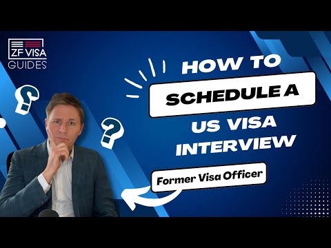 Former Visa Officer shows you how to schedule a US visa interview!