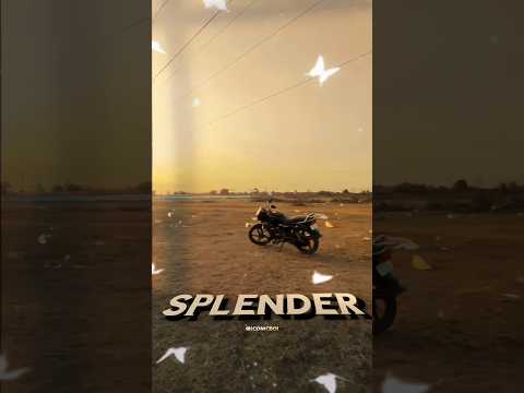 Splender Bike Editing 🏍 |  #iconicboi  #editing #splendor #splender #capcutedit #bikeediting