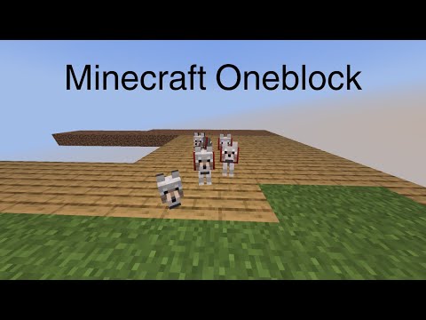 Playing Minecraft One Block Because I Can