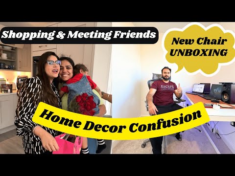 Unboxing New Products For Our House And Curtain Shopping 😍| Indian Couple New House UK