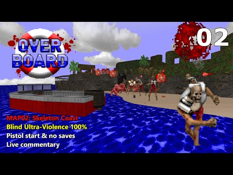 Doom II: Overboard - MAP02: Skeleton Coast - Blind Ultra-Violence 100%