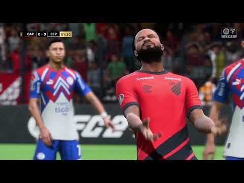 Atlético Paranaense vs Cerro Porteño no FIFA 24 no PS4