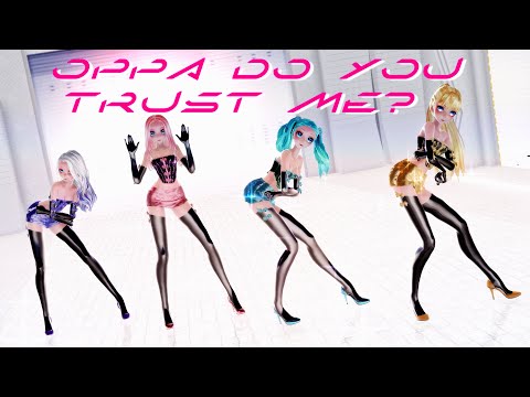 ≡MMD≡  Miku.Luka.Haku.Lily - Oppa Do You Trust Me? [4KUHD60FPS]