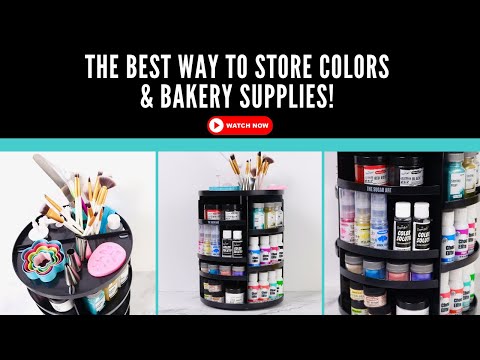 How To Store Colors and Bakery Supplies!