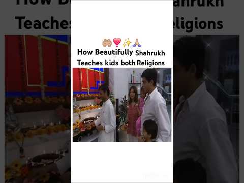 Shahrukh teaching kids both Religions❣️#shorts #youtubeshorts #ytshorts #shahrukhkhan #aryan