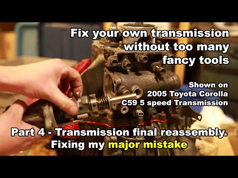 Fix your manual transmission at home - Part 4 - Fixing my mistake