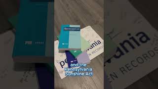 Celebrating one year in business and the fourth edition of my book on open government in PA!