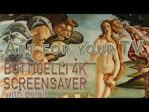 SANDRO BOTTICELLI | Vintage Art TV | Italian Renaissance Art Slideshow | Paintings Screensavers (4k)