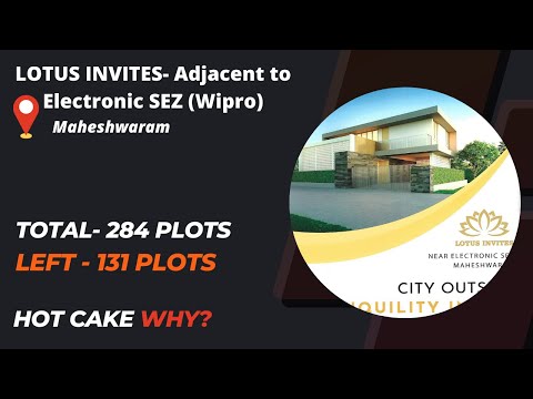 Is Maheshwaram Good for Investment? BEST plots for sale in maheshwaram - LOTUS INVITES (Elec CEZ)