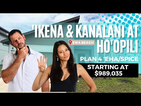 🏠🔍 New Ho'opili Homes For Sale | Tour Ho'opili Homes | Plan 4 Floor Plan at Ikena and Kanalani