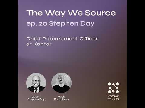 20. The Evolution of ProcureTech w/ Stephen Day, CPO at Kantar.