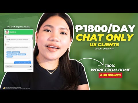 Get Paid 1,800Php per Day to Chat with U.S. Customers Online #teachermarieph #earnmoneyonline