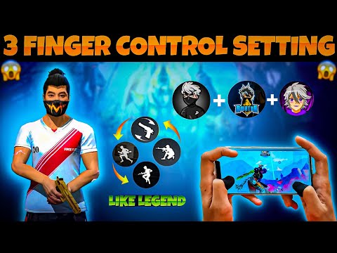 TOP 4 BEST CUSTOM HUD FREE FIRE 3 FINGER CLAW | BETTER THAN PC PLAYERS | THREE FINGER CUSTOM HUD