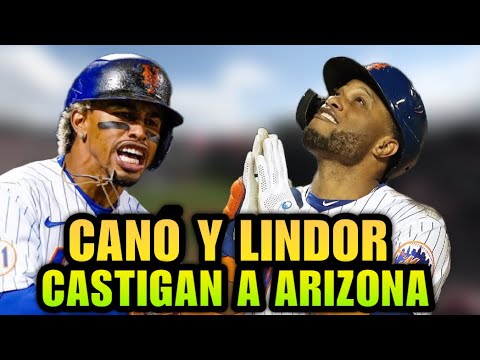 ROBINSON CANO Y LINDOR CASTIGAN A LOS DIAMONDBACKS, MLB METS HOME RUNS - BASEBALL SPORTS NEWS